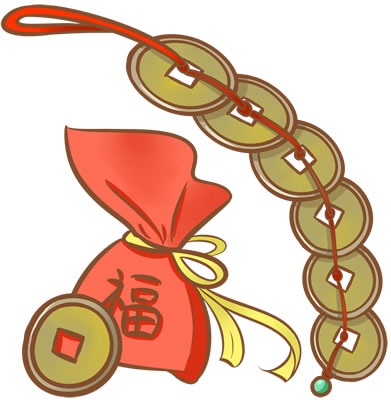 原来,这八枚铜钱是由八仙变的,在暗中帮助孩子把祟吓退,因而,人们把这