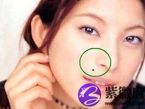 女人鼻下有痣的面相好吗 鼻子各种痣相运势