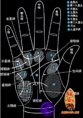 手掌痣相图解