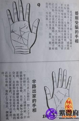 男士手相图解