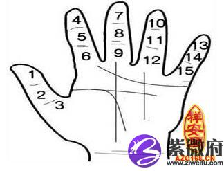 手指痣的位置与命运图解大全