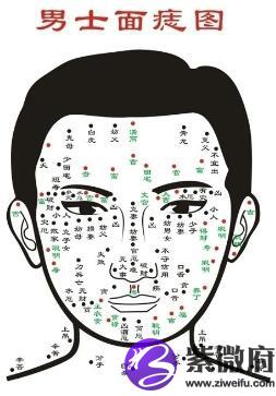 解析男人脸上的九大痣相