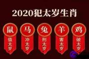 2020年犯太岁运势