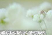 四柱神煞天乙贵人的具体含义
