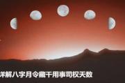 详解&*&*&月令藏干用事司权天数 - 何为月令