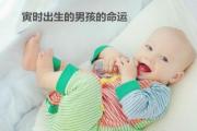 寅时出生的男孩的命运 - 寅时出生的男孩性格