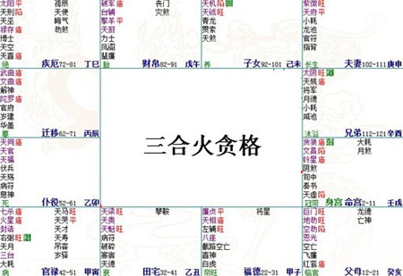 三合火贪格