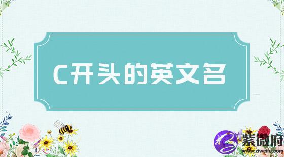 C开头的英文名