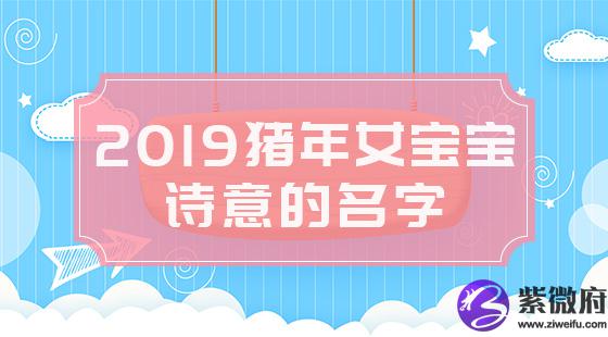 猪年女宝宝诗意的名字