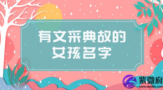 有文采典故的女宝宝名字