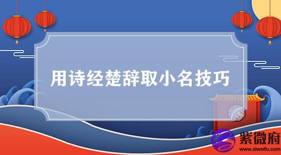 用诗经楚辞取小名技巧
