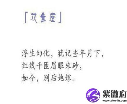 适合双鱼座男生的个性网名