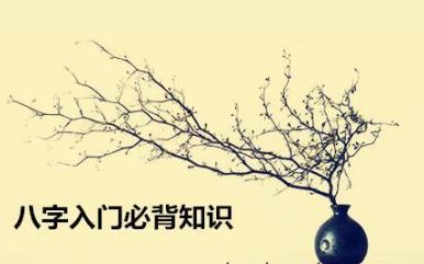 生辰入门必背知识