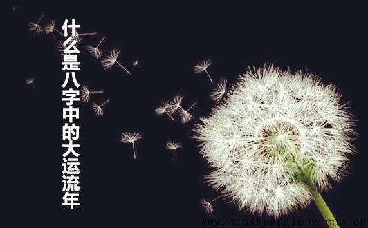 什么是生辰中的大运流年