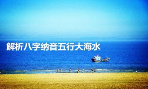 解析生辰纳音五行大海水