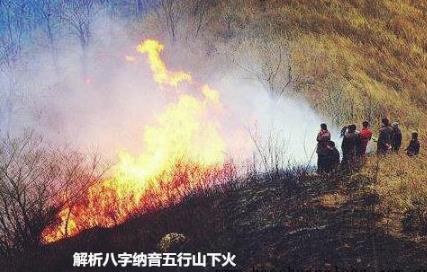 解析生辰纳音五行山下火