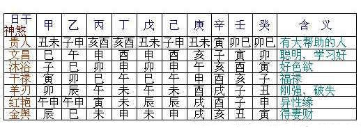 生辰神煞案例分析