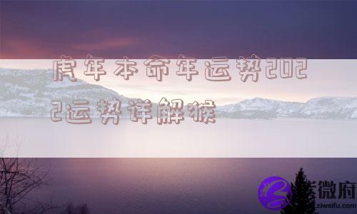虎年本命年运势2022运势详解猴