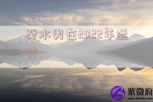 癸水男在2022年运势
