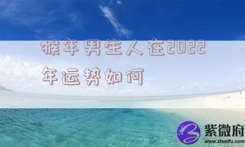 猴年男生人在2022年运势如何