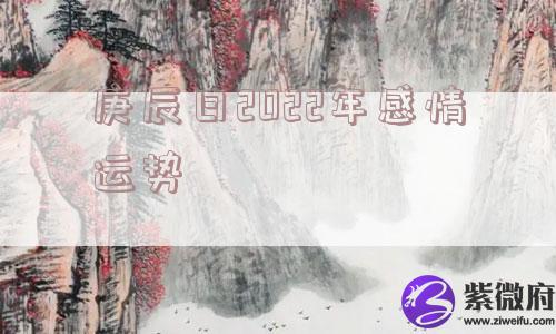 庚辰日2022年感情运势