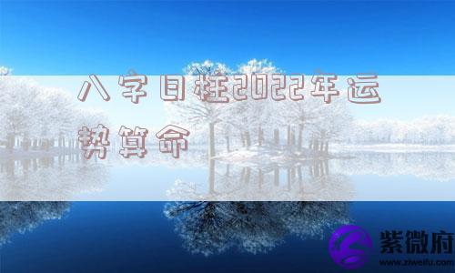 &*&*&日柱2022年运势算命