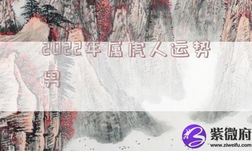 2022年属虎人运势男