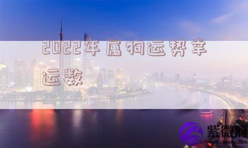 2022年属狗运势幸运数
