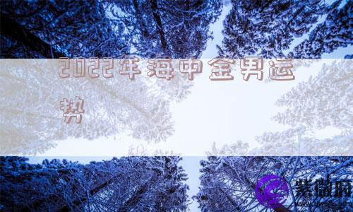 2022年海中金男运势 2022年海中金男运势