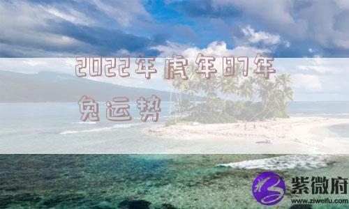 2022年虎年87年兔运势 2022年虎年87年兔运势