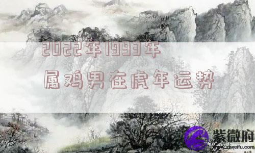 2022年1993年属鸡男在虎年运势 2022年1993年属鸡男在虎年运势
