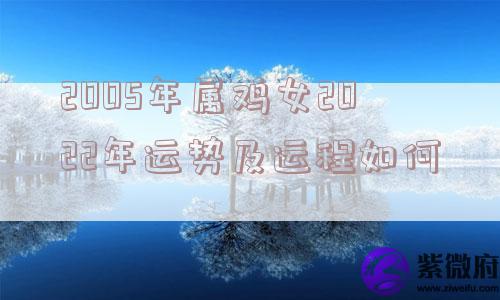 2005年属鸡女2022年运势及运程如何