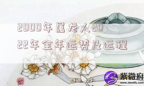 2000年属龙人2022年全年运势及运程