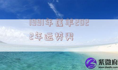 1991年属羊2022年运势男