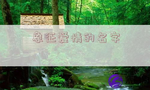象征爱情的名字