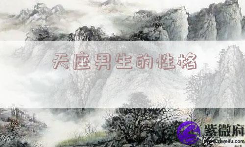 天座男生的性格