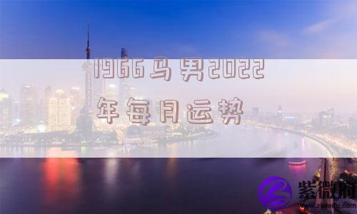1966马男2022年每月运势