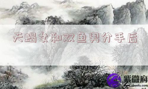 天蝎女和双鱼男分手后