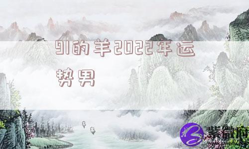 91的羊2022年运势男
