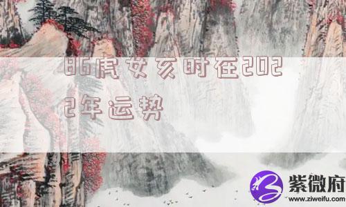 86虎女亥时在2022年运势