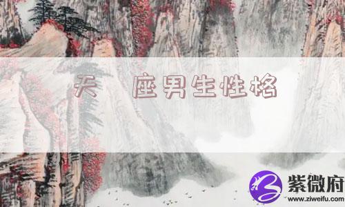 天甁座男生性格