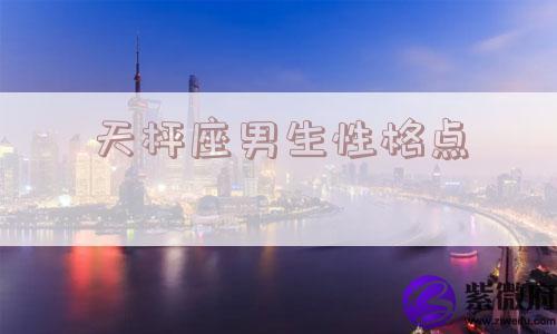 天枰座男生性格点