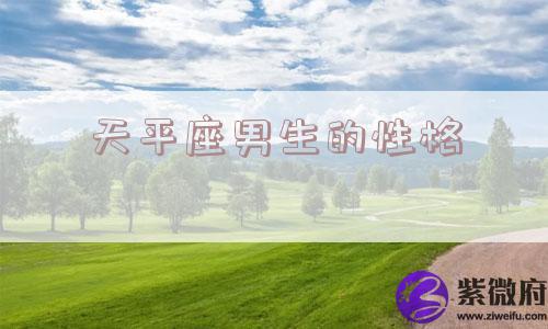 天平座男生的性格