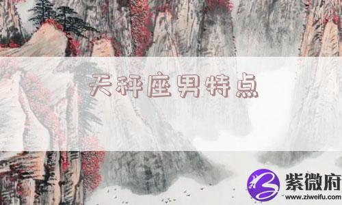 天秤座男特点