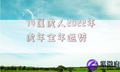 74属虎人2022年虎年全年运势