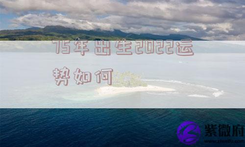 75年出生2022运势如何