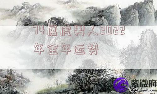 74属虎男人2022年全年运势