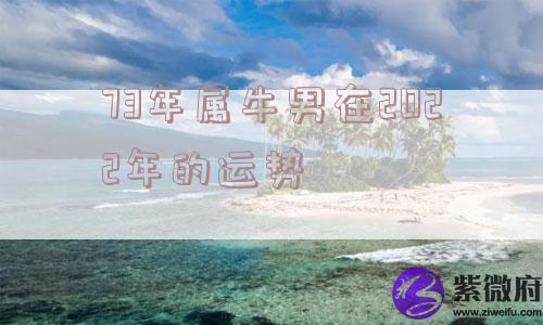 73年属牛男在2022年的运势