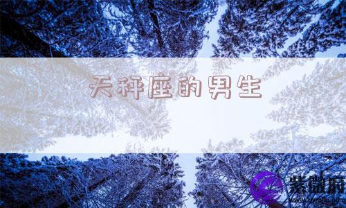 天秤座的男生