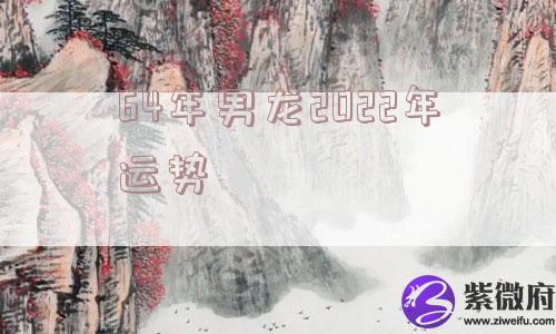 64年男龙2022年运势